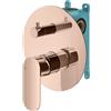 Mariner Uno rubinetto vasca/doccia per 2-3 uscite, incluso corpo incasso, UNO1901-RG+INT9036-00, Uno oro rosa [Rubinetteria Bagno > Rubinetteria Doccia]