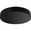 Mariner pannello pioggia in acciaio inox per montaggio a soffitto Ø 370 mm, WLS9900-NO, Arya; Kobra; Logica; Quadra; Tao; Uno nero opaco [Rubinetteria Bagno > Soffioni Doccia]
