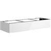 neoro n50 mobile La: 140 cm con 1 scomparto estraibile, BN0492WH, n50 [Mobili da Bagno > Mobili Lavabo]