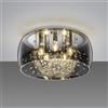 TRIO Leuchten Crystel lampada a soffitto, E14, 616700506, Crystel [Lampade per Interni > Lampade a Soffitto]