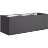 neoro n50 mobile La: 140 cm con 1 scomparto estraibile, BN0494GR, n50 [Mobili da Bagno > Mobili Lavabo]