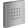 Mariner getto laterale in acciaio inox, WLS3923-CS, Arya; Kobra; Logica; Otto; Quadra; Tao; Uno cromo spazzolato [Rubinetteria Bagno > Getti Laterali]