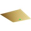 Mariner pannello pioggia in acciaio inox con illuminazione, per installazione a soffitto La: 440 P: 440 mm, WLS3944Q-OB, Arya; Kobra; Logica; Quadra; Tao; Uno oro spazzolato [Rubinetteria Bagno > Soffioni Doccia]