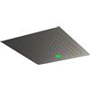 Mariner pannello pioggia in acciaio inox con illuminazione, per installazione a soffitto La: 440 P: 440 mm, WLS3944Q-GR, Arya; Kobra; Logica; Quadra; Tao; Uno grafite opaco [Rubinetteria Bagno > Soffioni Doccia]
