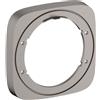hansgrohe rosetta di prolunga Ø 157 mm, 15597340, Universal nero cromato spazzolato [Rubinetteria Bagno > Accessori di Montaggio per Rubinetteria Bagno]