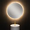neoro n80 specchio illuminato Ø 80 cm, con illuminazione su tutto il perimetro, diretta + indiretta, BN0050MI, n80 [Specchi > Specchi]