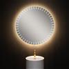 neoro n80 specchio di design Ø 100 cm, con illuminazione su tutto il perimetro, diretta + indiretta, BN0051MI, n80 [Specchi > Specchi]