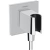 hansgrohe Fixfit Porter E supporto doccetta con attacco per tubo flessibile, 26889000, Fixfit Porter E cromo [Rubinetteria Bagno > Prese d'Acqua]