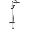 hansgrohe Vernis Shape colonna doccia con termostatico, 26427670, Vernis Shape nero opaco [Rubinetteria Bagno > Colonne Doccia]