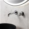 Fortis Brera Grip rubinetto lavabo a parete, SET incluso corpo incasso,, 7G20800PC, Brera Grip cromo [Rubinetteria Bagno > Rubinetteria Lavabo]
