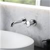 Fortis Lica Sense rubinetto lavabo a parete, SET incluso corpo incasso,, 1L20800PC, Lica Sense cromo [Rubinetteria Bagno > Rubinetteria Lavabo]