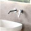 Fortis Nolo rubinetto lavabo a parete, SET incluso corpo incasso, proiezione: 171 mm, D120800PC, Nolo cromo [Rubinetteria Bagno > Rubinetteria Lavabo]