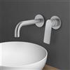 Mariner Tao rubinetto lavabo a parete proiezione: 212 mm, incluso corpo incasso move, TAO1000-CS+INT0035-CS+BOT0058-CS, Tao cromo spazzolato [Rubinetteria Bagno > Rubinetteria Lavabo]