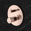 Mariner Logica Shine set vasca/doccia per 2-3 uscite, incluso corpo incasso, LOS1901-RG+INT9036-00, Logica Shine oro rosa [Rubinetteria Bagno > Rubinetteria Doccia]