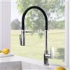 Fortis Lica flex rubinetto da cucina con 2 tipi di getto, orientabile, bocca in silicone flessibile, 1855700PC, Lica cromo [Rubinetteria da Cucina > Rubinetti da Cucina]