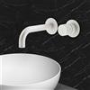 Mariner Logica Shine rubinetto lavabo a parete proiezione 212 mm, per corpo incasso move, LOS1000-BO+BOT0058-BO, Logica Shine bianco opaco [Rubinetteria Bagno > Rubinetteria Lavabo]