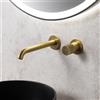 Fortis Brera Grip rubinetto lavabo a parete, SET incluso corpo incasso,, 7G20801BG, Brera Grip oro spazzolato [Rubinetteria Bagno > Rubinetteria Lavabo]