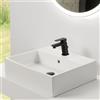 Fortis Mosa Small rubinetto lavabo, 0921100MB, Mosa nero opaco [Rubinetteria Bagno > Rubinetteria Lavabo]