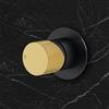 Mariner Logica Shine miscelatore monocomando per rubinetto lavabo, per corpo incasso move, LOS1000-NOOB, Logica Shine nero opaco/oro spazzolato [Rubinetteria Bagno > Ricambi Rubinetteria Bagno]