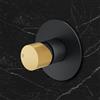 Mariner Logica Shine set doccia, per corpo incasso, LOS1900-NOOB, Logica Shine nero opaco/oro spazzolato [Rubinetteria Bagno > Rubinetteria Doccia]