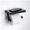 Keuco REVA porta rotolo, 12873379000, REVA nero opaco [Accessori Bagno > Porta Rotolo]