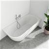 evineo ineo4 vasca da bagno ad angolo L: 170 La: 80 cm, angolo destro della stanza, BE4002WH, ineo4 bianco [Vasche da Bagno > Vasche da Bagno ad Angolo]