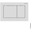 Geberit Omega20 placca di azionamento Square, 115080011, Square Omega20 [Placche di Scarico > Placche di Scarico per WC]