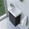 Villeroy & Boch Avento lavamani, evineo ineo4 mobile per lavabo, La: 36 cm; 1 sportello con apertura a destra e maniglia,, 43003R01+BE0801BM, Avento [Mobili da Bagno > Mobile con Lavamani]