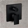 Fortis square NUOVO miscelatore vasca monocomando per 2 uscite, per corpo incasso Toya, 8469100MB, Scala; Toya; Zola nero opaco [Rubinetteria Bagno > Rubinetteria Vasca]