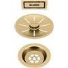 Blanco set di scarico e troppopieno per lavabo singolo, 203476, Universal satin gold [Lavelli da Cucina > Accessori per Lavelli da Cucina]