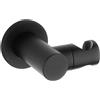 Fortis Brera supporto doccetta mobile, metallo, rotondo, 5318500BB, Universal nero spazzolato [Rubinetteria Bagno > Doccette / Supporti]