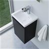 Villeroy & Boch Subway 3.0 lavamani, evineo ineo4 mobile per lavabo, La: 37 cm; 1 sportello con apertura a sinistra e maniglia,, 437037R1+BE0804BM, Subway 3.0 [Mobili da Bagno > Mobile con Lavamani]