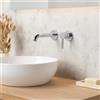 Fortis Bria rubinetto lavabo a parete, SET incluso corpo incasso, T320800PC, Bria cromo [Rubinetteria Bagno > Rubinetteria Lavabo]
