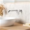 Fortis Bria rubinetto lavabo a parete, SET incluso corpo incasso, T320801PC, Bria cromo [Rubinetteria Bagno > Rubinetteria Lavabo]