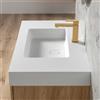 neoro n50 area lavabo La: 100,5 P: 51,5 cm, BN0154WM, n50 bianco opaco [Lavabi > Lavabi Sospesi]