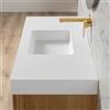 neoro n50 area lavabo La: 120,5 P: 51,5 cm, BN0160WM, n50 bianco opaco [Lavabi > Lavabi Sospesi]