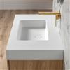 neoro n50 area lavabo La: 100,5 P: 51,5 cm, BN0159WM, n50 bianco opaco [Lavabi > Lavabi Sospesi]