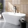 Villeroy & Boch Embrace vasca da bagno freestanding, ovale, UBA180EMB9PD00V-01, Embrace bianco [Vasche da Bagno > Vasche da Bagno Freestanding]