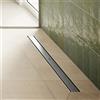 hansgrohe RainDrain Compact canalina doccia, set completo, per installazione in piano DN 40, 56170800, RainDrain Compact acciaio inox spazzolato [Canaline Doccia e Scarichi Bagno > Canaline Doccia]