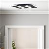 Helestra NOMI lampada a soffitto LED quadrata 4 luci, 5-5058.22, NOMI [Lampade per Interni > Lampade a Soffitto]