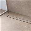 hansgrohe RainDrain Compact canalina doccia, set completo, per installazione standard DN 40, 56167000, RainDrain Compact acciaio inox spazzolato [Canaline Doccia e Scarichi Bagno]