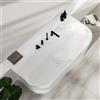 evineo ineo7 vasca da bagno a parete L: 180 La: 80 A: 59 cm, BE4050WH, ineo7 bianco lucido [Vasche da Bagno > Vasche da Bagno a Parete]