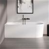 Tellkamp Calmante vasca da bagno ad angolo con rivestimento, 0100-222-00-A/WG, Calmante bianco lucido [Vasche da Bagno > Vasche da Bagno ad Angolo]