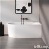 Tellkamp Calmante vasca da bagno ad angolo con rivestimento, 0100-224-00-A/WMWM, Calmante bianco opaco [Vasche da Bagno > Vasche da Bagno ad Angolo]