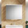 evineo ineo2 armadietto a specchio con illuminazione del lavabo La: 80 A: 71 P: 18 cm, 2 ante, BEA061MI, ineo2 [Armadietti a Specchio > Armadietti a Specchio]