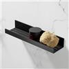 Viverso AGA Design L mensola, AL2540BM, AGA Design L nero opaco [Accessori Bagno > Mensole Doccia]