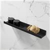 Viverso AGA Design L mensola, AL2560BM, AGA Design L nero opaco [Accessori Bagno > Mensole Doccia]