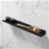 Viverso AGA Design L mensola, AL2580BM, AGA Design L nero opaco [Accessori Bagno > Mensole Doccia]