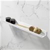 Viverso AGA Design L mensola, AL2580WM, AGA Design L bianco opaco [Accessori Bagno > Mensole Doccia]