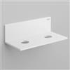 Viverso AGA Design L Mensola per flacone, AL1020WM, AGA Design L bianco opaco [Accessori Bagno > Accessori per Accessori Bagno]